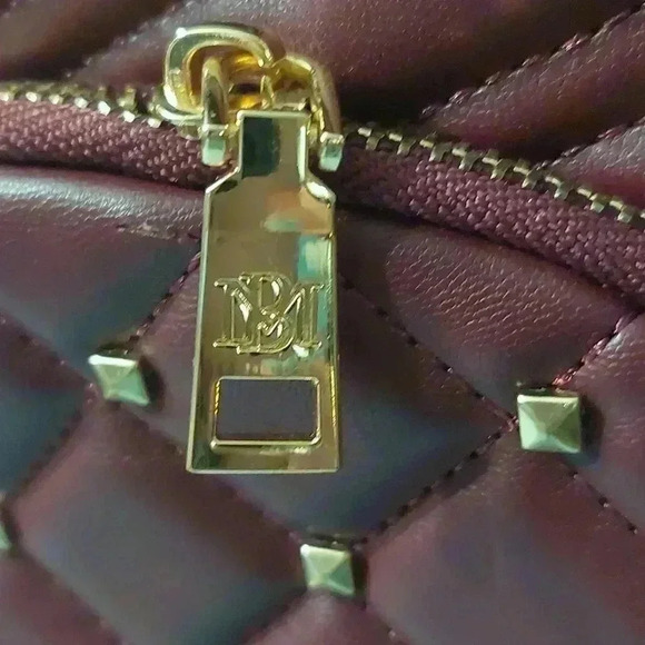 NWT BADGLEY MISCHKA PLUM POCKET STUDDED BACKPACK - Picture 3 of 13